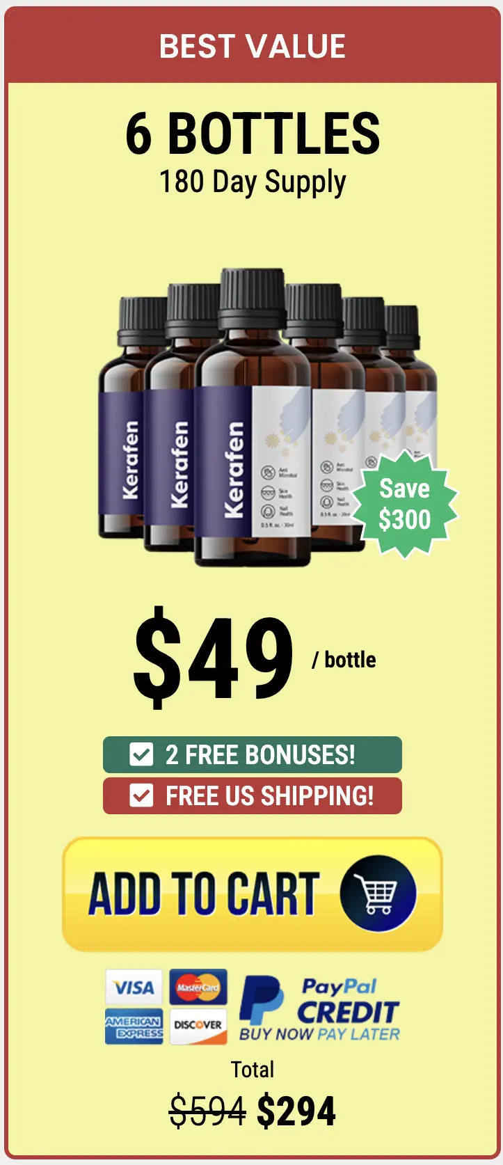 Kerafen order six bottles